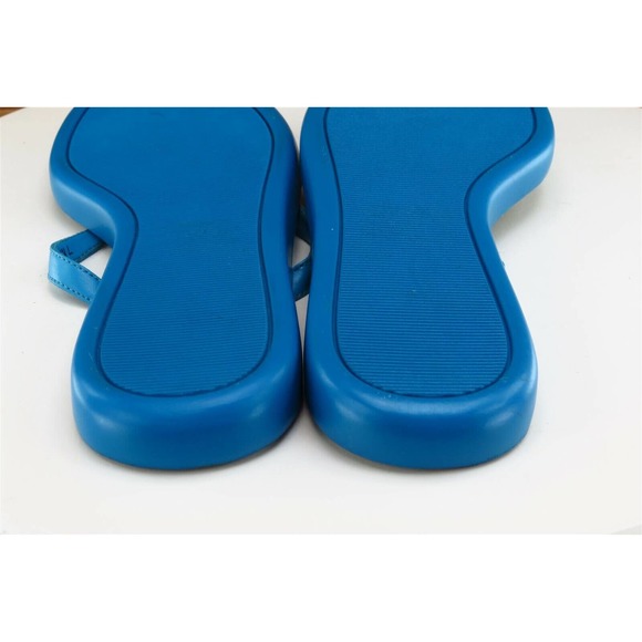 Bass Sz 7 M Blue Flip Flop Synthetic Women Sandals - Picture 6 of 7